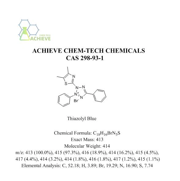 Thiazolyl Blue CAS 298-93-1 | Shaanxi BLOOM Tech Co., Ltd Thiazolyl Blue CAS 298-93-1 | Shaanxi BLOOM Tech Co., Ltd