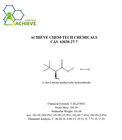L-tert-Leucine Methyl Ester Hydrochloride CAS 63038-27-7